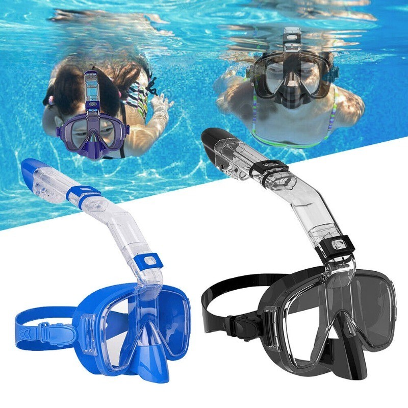 Masker Selam Masker Snorkeling Yang Dapat Disesuaikan Masker Snorkeling Panorama Anti-Bocor Anti-Kab