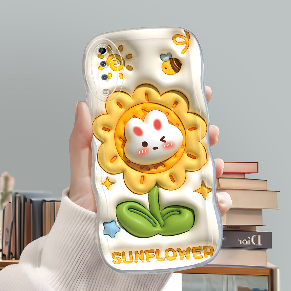 Compitable With Samsung A7 2018 A750 Phone Case Softcase Casing Hp Kesing Soft Cassing Flower 3933