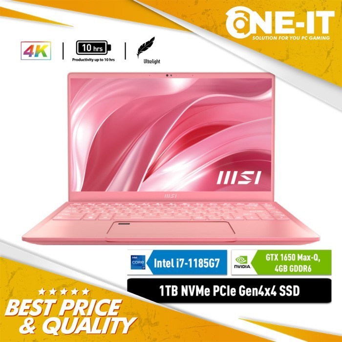 MSI PRESTIGE 14 A11SCX (9S7-14C413-622) i7-1185G7 16GB 1TB GTX1650 4GB