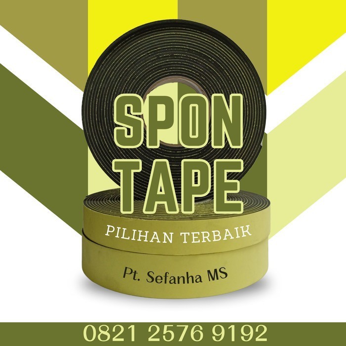 

Spon Tape / Panjang 10 Meter (1 Roll ) Ukuran 3X25mm