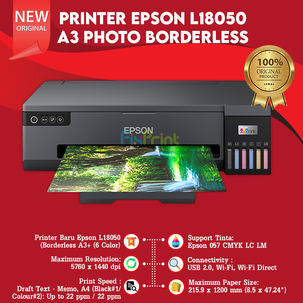 EPSON Printer L1800 / L18050 Print A3+ INFUS SUPPOR T DTF DTG