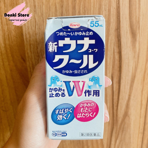 Una kowa cool 55ml | obat gatal gigitan serangga import jepang