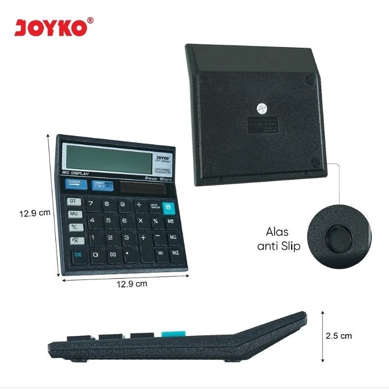 

YUH Kalkulator Joyko DTC-1313CH 12 Dit ( 1pcs )