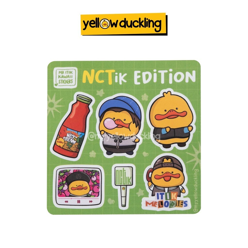 

STICKER ITIK - NCTik STICKER SET - SPECIAL LIMITED EDITION - STICKER NCTik - YELLOW DUCKLING