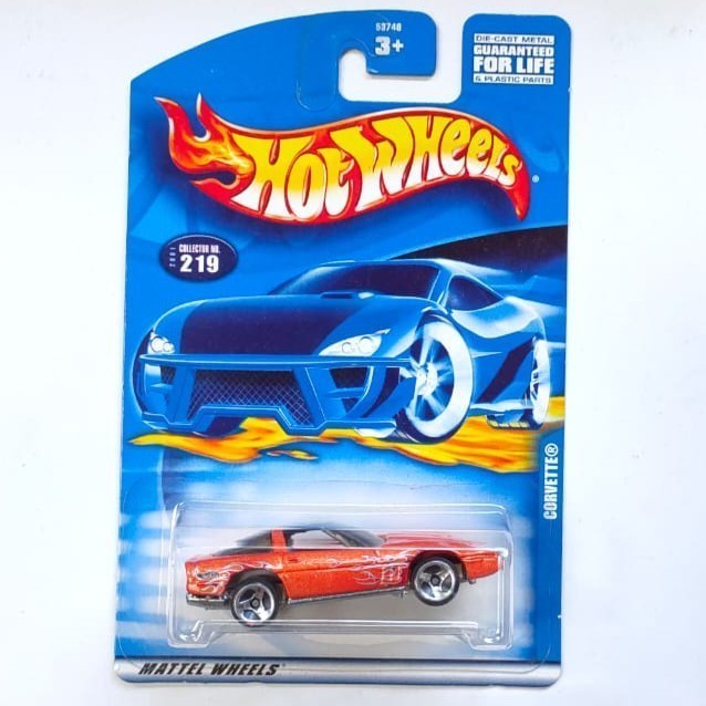 Hotwheels 80s 80 s 80 Corvette orange 2001 base & body besi