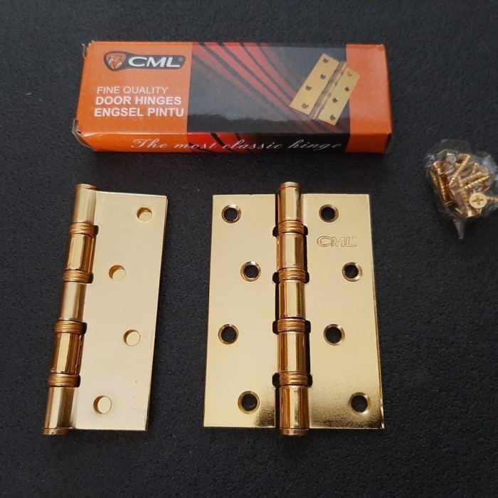 Engsel Pintu Tebal Kuningan CAMEL 4'' / Engsel Gold CAMEL 4inch