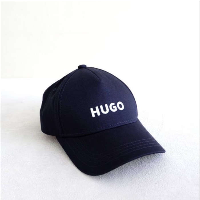 Perr Topi branded Pria Original - Hugo Boss Baseball Cap - Hugo Navy