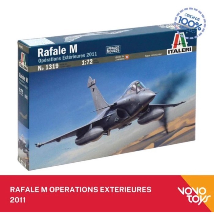 A2158 Model Kits 1/72 Rafale M Operations Exterieures 2011 by Italeri