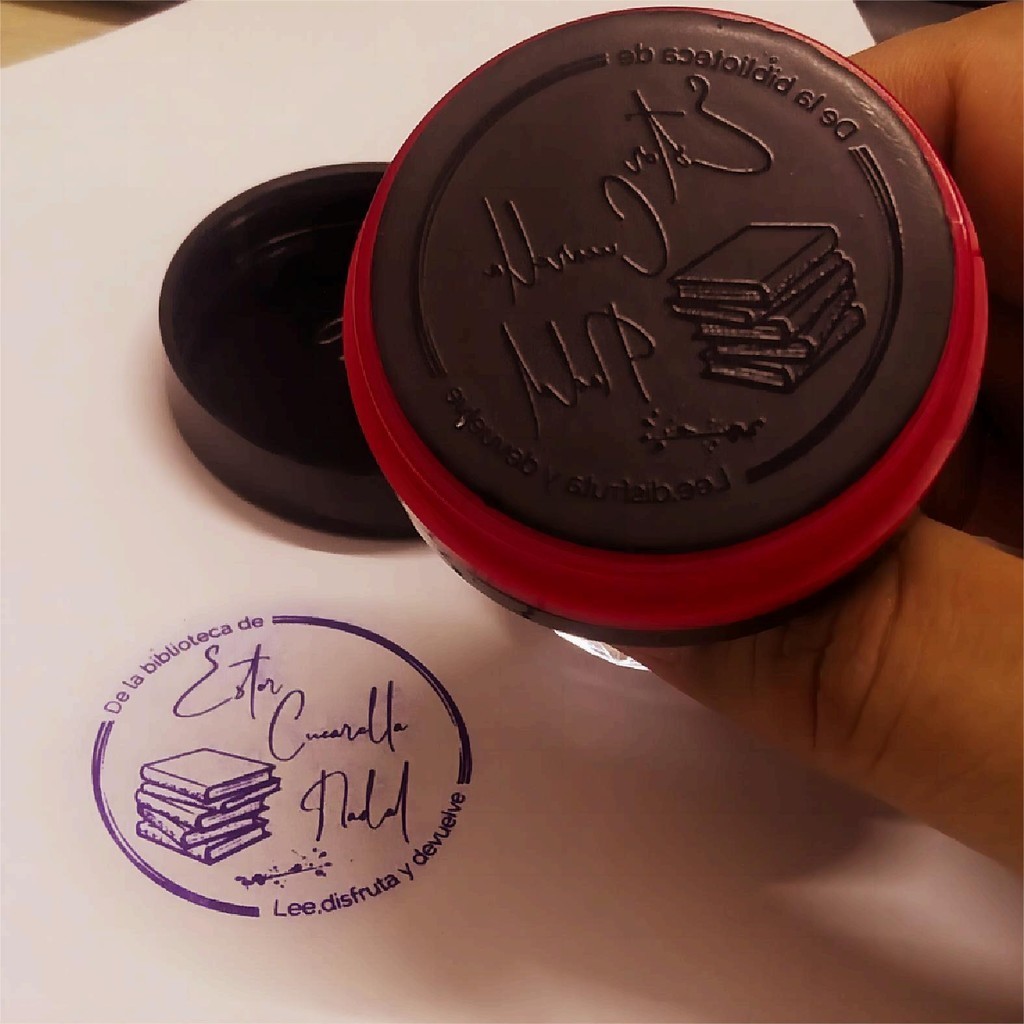 

Personalized Logo and Text Self inking Stamp Customized Photosensitive Seal ink Stamp