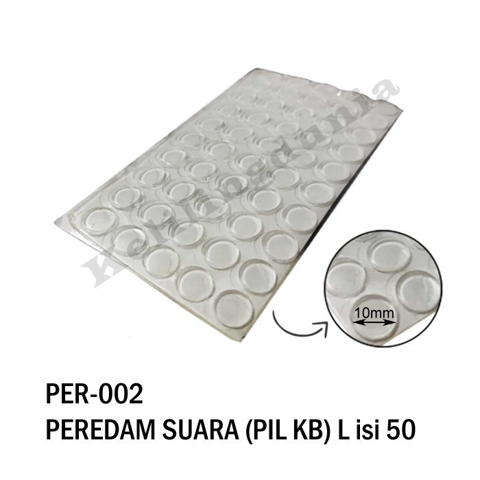 Peredam Suara Kaca Pintu Rumah Balkon Lemari Pil KB Mata Ikan Bulat