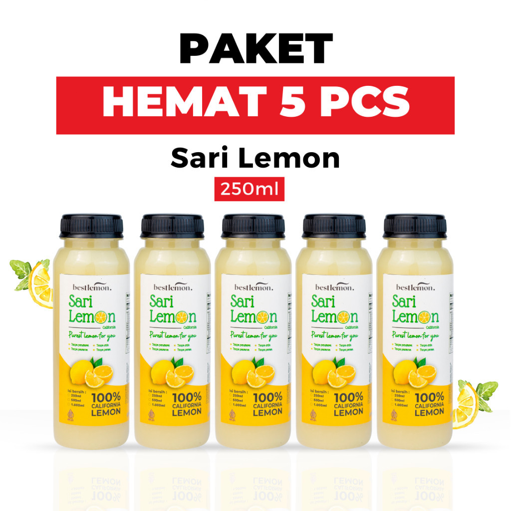 

Paket Bundling Sari Lemon Asli - Diet Detox - Paket 5 Pcs - Sari Lemon Diet Lemon