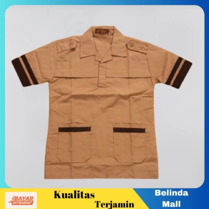 

⭐COD⭐ Seragam Pramuka Siaga Lengan Pendek Merek Seragam 8 TERLARIS