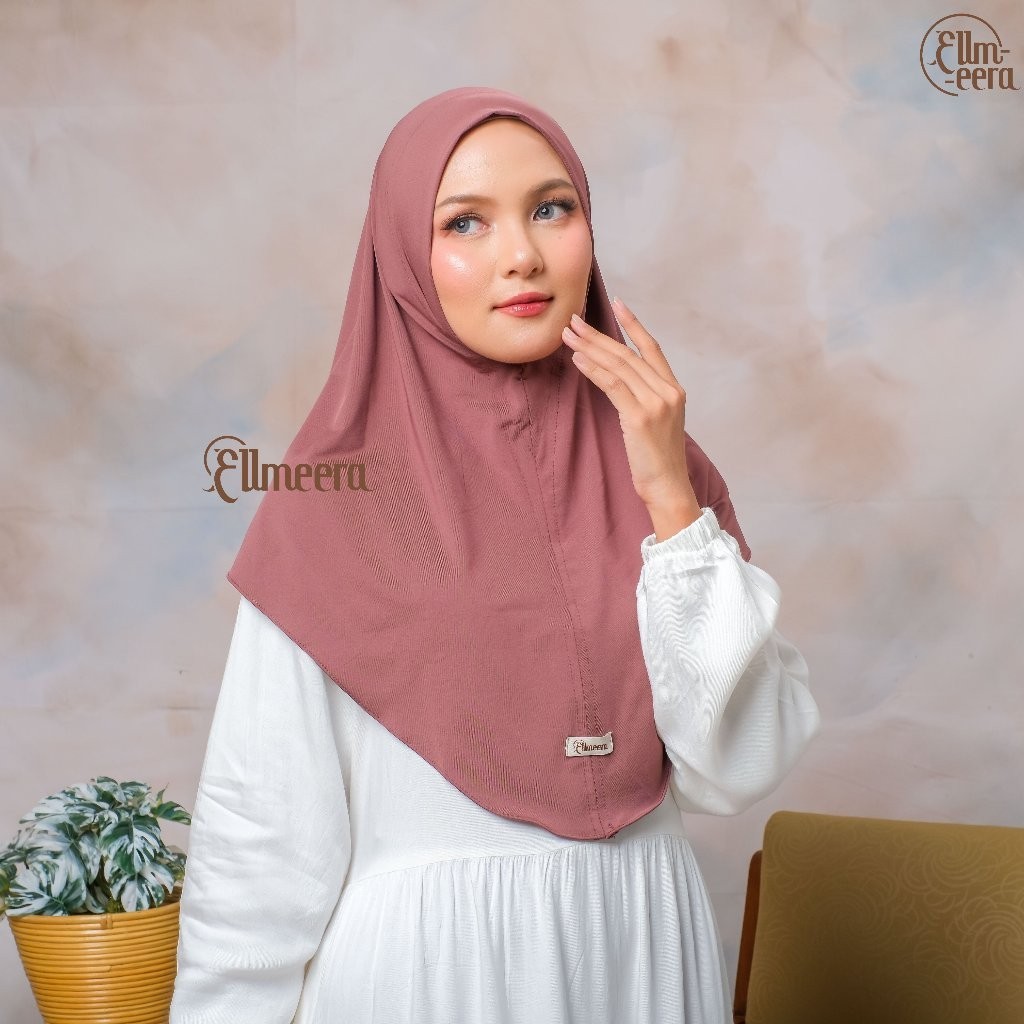 Daily Hijab Hanna Instan Size M / Bergo Non Pet Anti Tembem / Hijab Bergo Daily Jersey Premiumhijab 