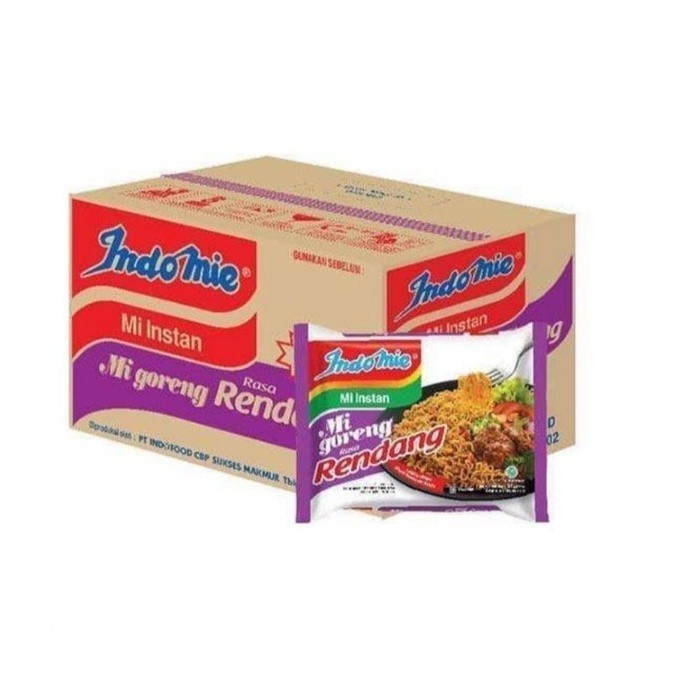 

( INSTAN GOSEND & GRAB ) INDOMIE GORENG RENDANG 1 DUS ISI 40 // TOKO TUMBUHAN