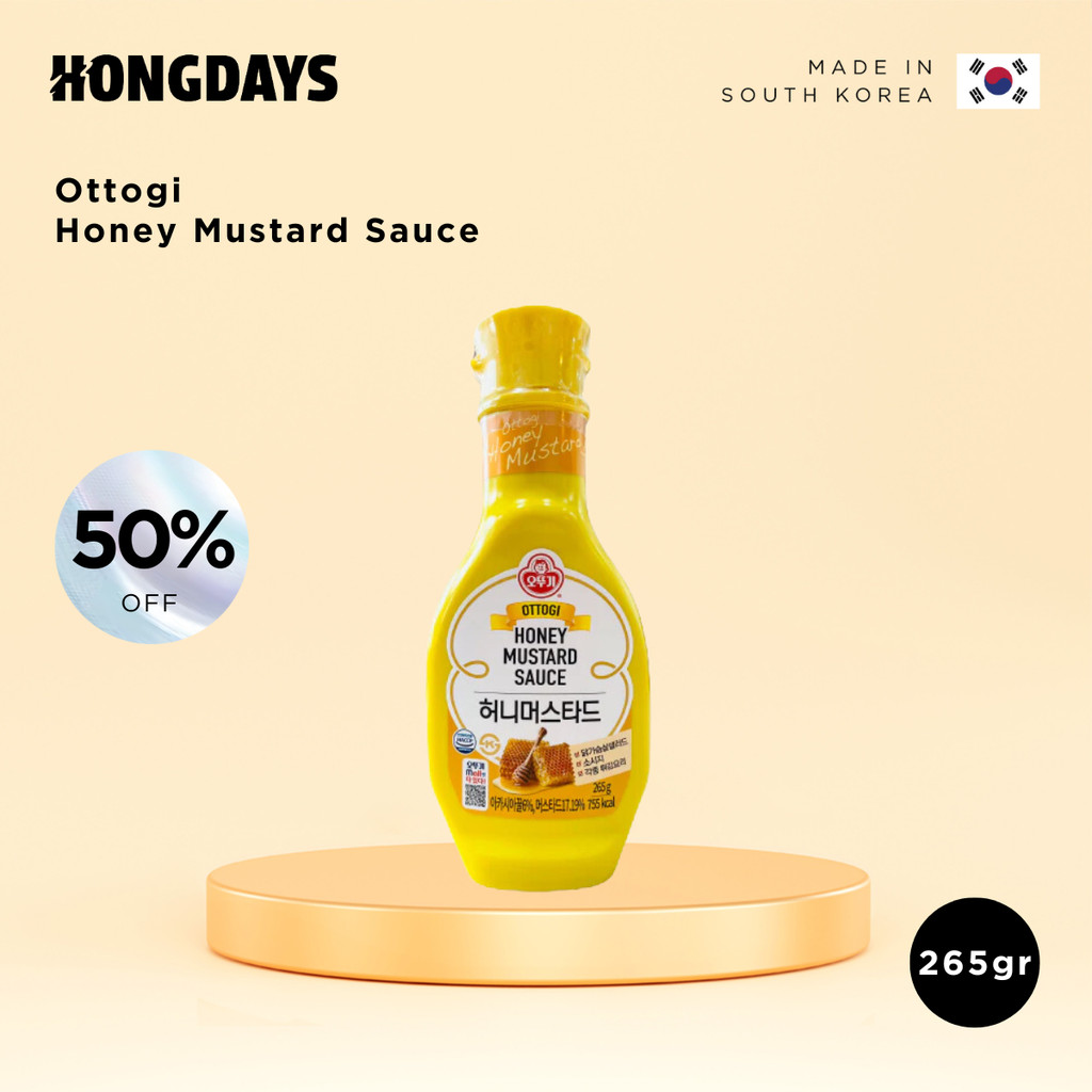 

Ottogi Honey Mustard Sauce 265g - Saus Mustard dengan Madu - HONGDAYS
