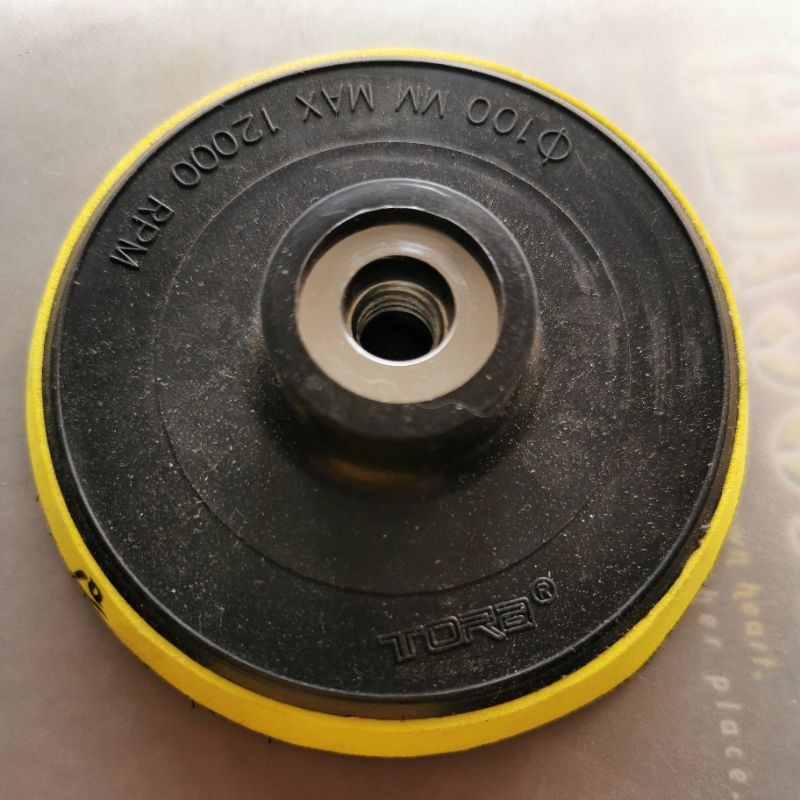 Polishing Pad 4inch, Dudukan Amplas Gerinda Ready Bandung