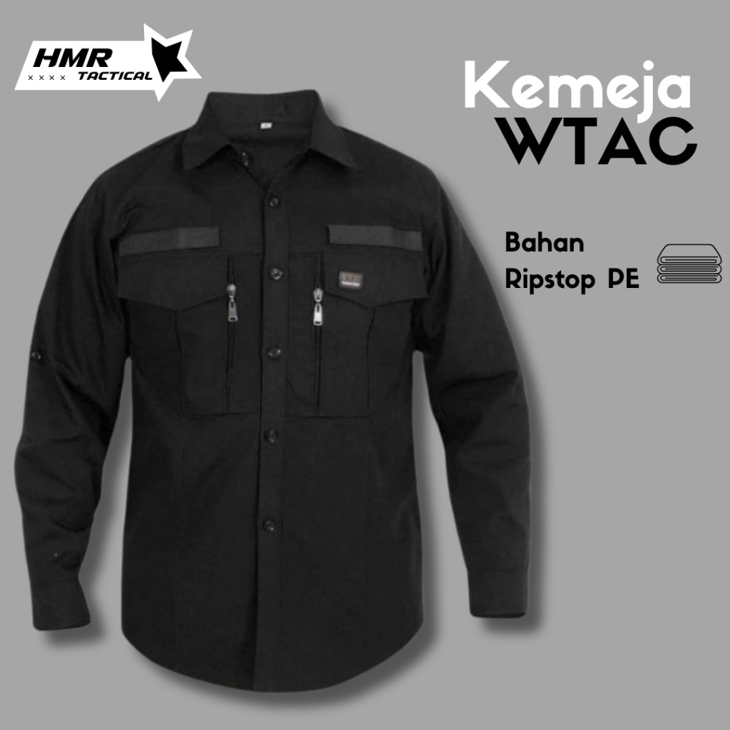 Kemeja WTAC Lengan Panjang Murah/Kemeja Lapangan/PDL Kerja
