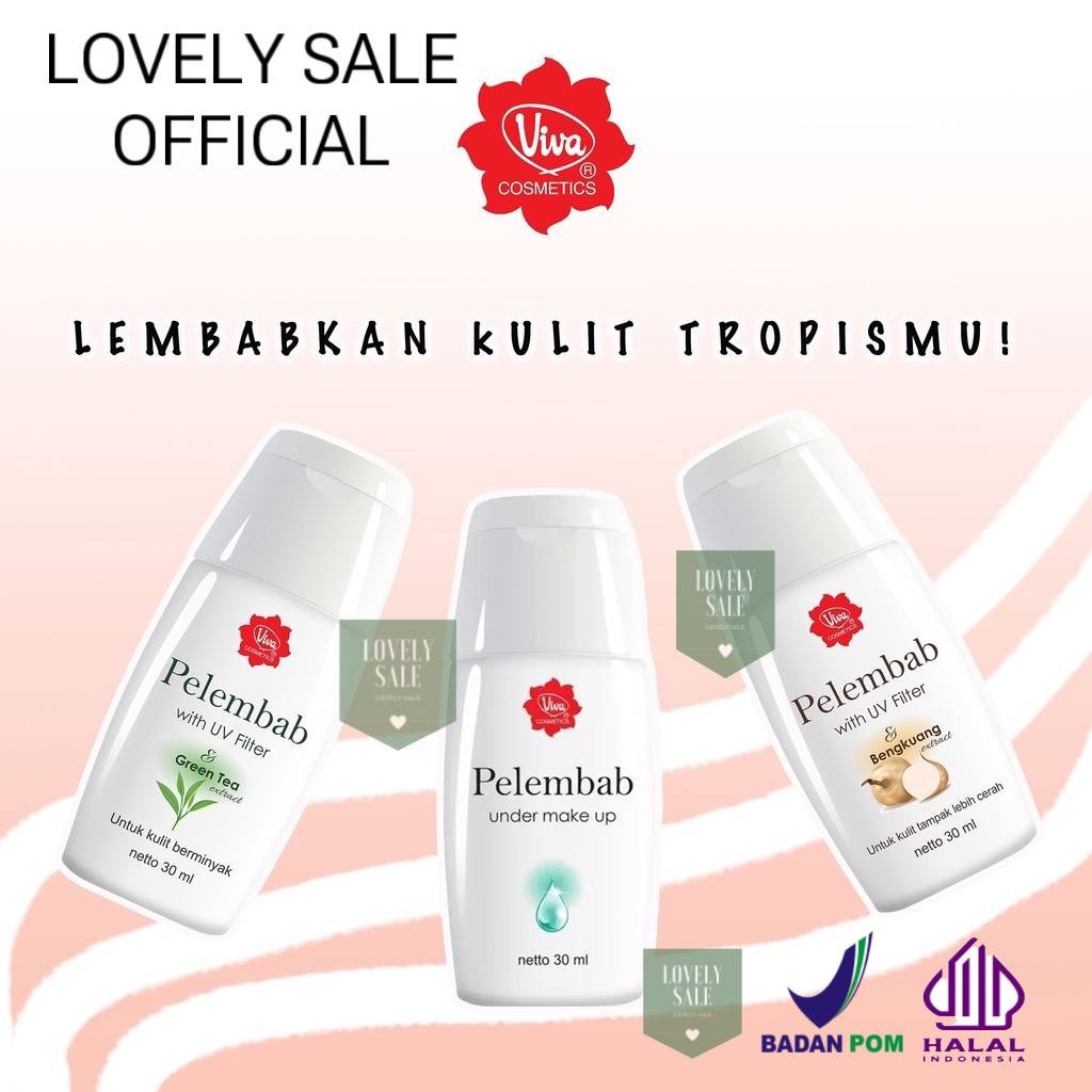 Viva Pelembab Wajah (ANTI OKSIDAN & UV FILTER) 30 ml Bengkuang Green Tea Under Make Up Moisturizer V