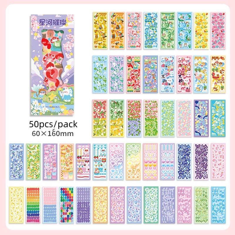 

MINKYS 50pcs/100pcs Pack Kpop Photocard Decorative Stickers Laptop Kpop Toplader Photo Decoration Sticker Kids Gift