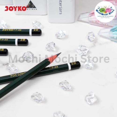 

D3W! PER 6 KOTAK Pensil 2B Joyko P-88 Pensil Joyko Pencil Joyko P-88 2B Pensil Ujian Stationery