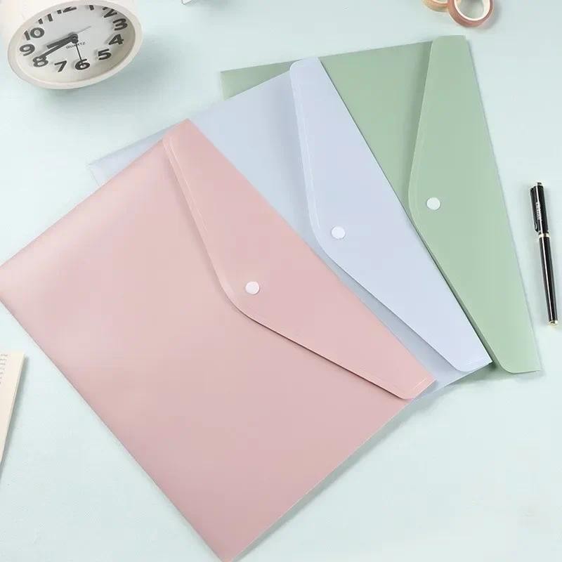

A4 File Folder Organizer File Bag Office Data Book Waterproof Organizer Storage Bag File Pouch Bill Folder Office Stationery