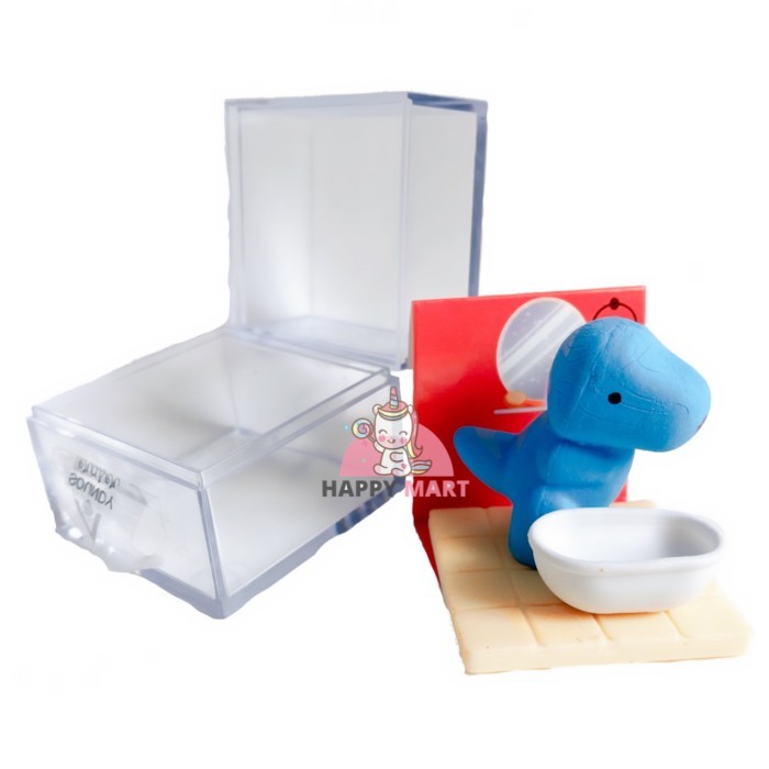 

Penghapus 3d dino with case mika - Biru