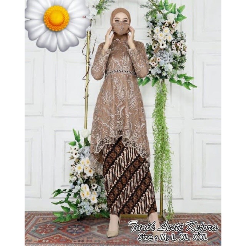 Termurah Busana Muslim Lebaran Wanita Modern Mewah / (bayar ditempat)Kebaya Aurora Lesti by Rasaqi K