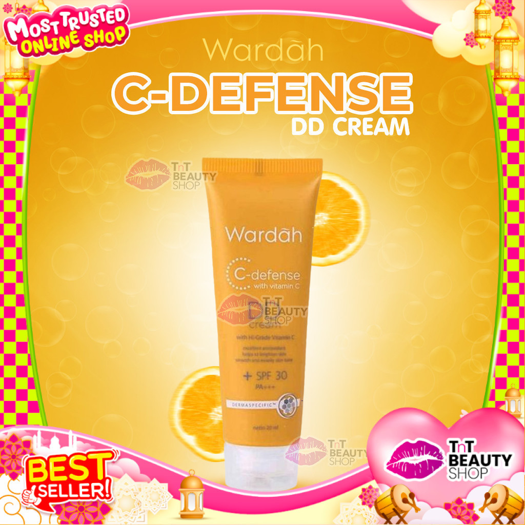 Wardah C-Defense DD Cream SPF 30 - 20ml | TnT Beauty Shop
