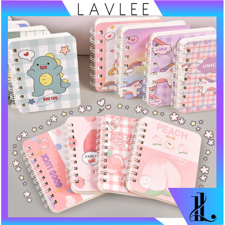 

Lavlee B5865 Buku Catatan Kecil Notebook Ring Motif / Notebook Ring Motif / Buku Catatan Ring / Buku Mini Alat Tulis Portable