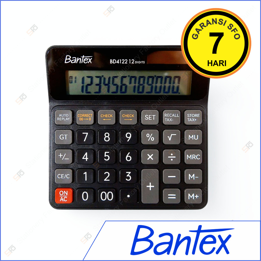 

Kalkulator Bantex BD4122 - Desktop Calculator 12 Digit