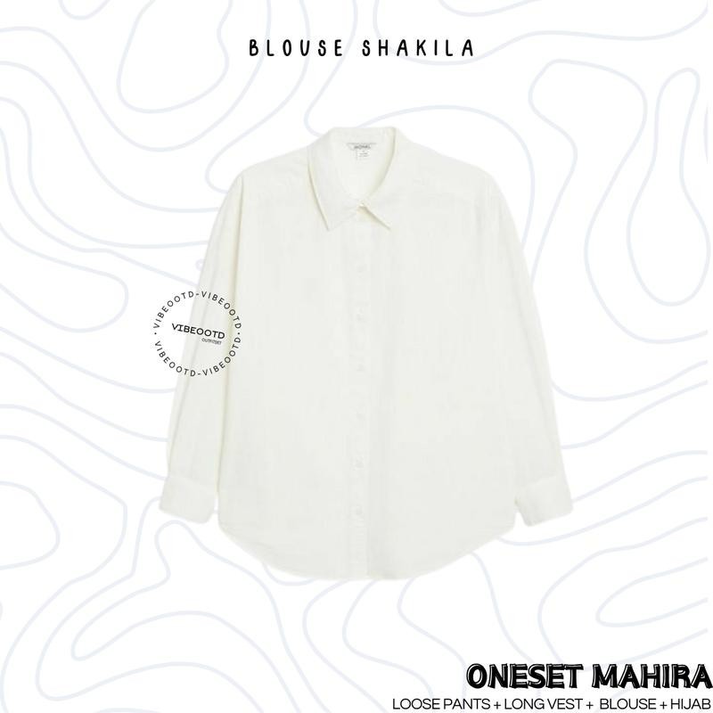 Mahira Outfit Set Wanita Hijab ( Bawahan Celana Kulot Panjang + Outer Long Vest Tunik Jaring +