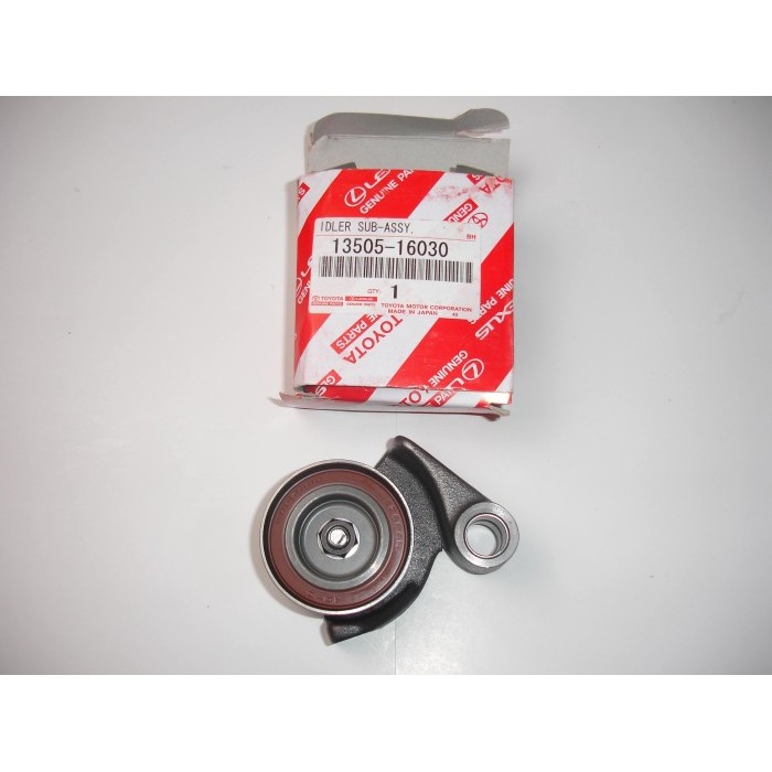 Timing Belt Idler Pulley 4AGE 20V Black Top ORI 13505-16030 berkualitas