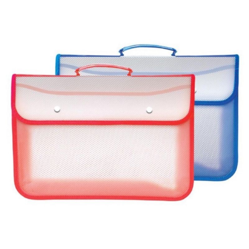 

POP 1 Map 2 Kancing 7999 Transparan / Zipper Bag Map Kancing 2 Folio F4