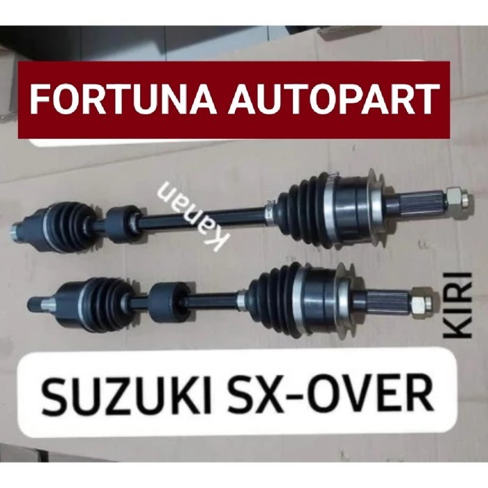 DRIVE SHAFT ASSY CV JOINT KOMPLIT SX4 SX 4 X-OVER X OVER MANUAL RH LH EX SINGAPURA
