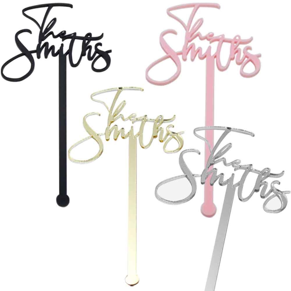 

12/50/100pcs Personalized Drink Name Stirrers Swizzle Sticks Cocktail Party Bar Stir Sticks Wedding Drink Sticks Party Shower