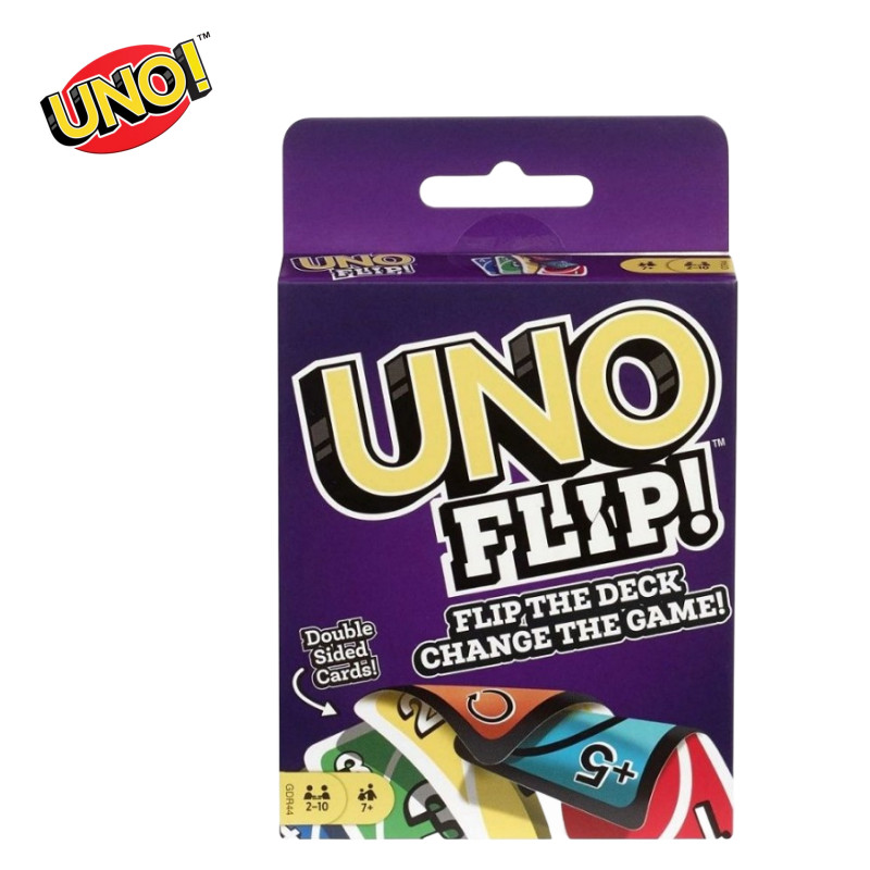 Uno Flip card game flip double-sided card family casual party board game card parent-child game chil