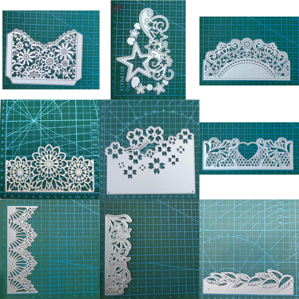

Greeting card lace Metal Cutting Dies for Diy Scrapbooking Embossing Paper Card Making Flower Die Cuts Craft Decorative Stencils