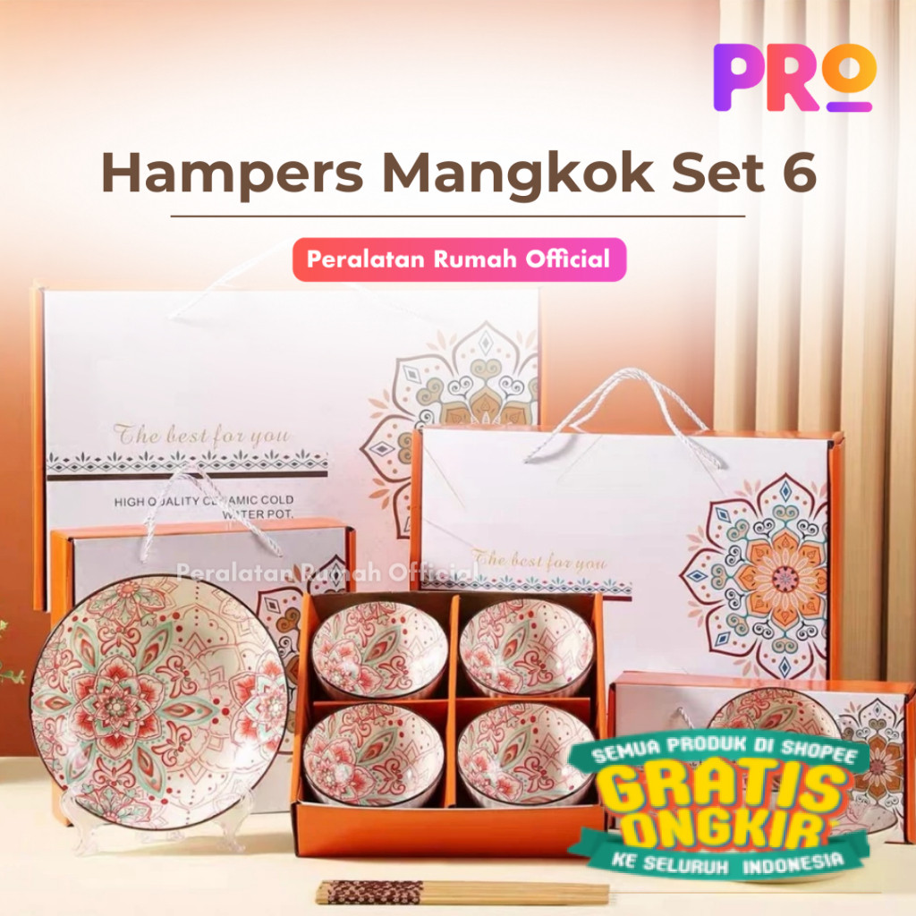 

[ COD ] PRO Hampers Mangkok Set 6 Pcs Japanese Gift Mangkuk Set Souvenir Dining Set Keramik Parsel Lebaran Kado Pernikahan Hadiah Imlek Hampers Ulang Tahun Murah Parsel Ramadan Set Mangkuk/ keluarga oleh oleh