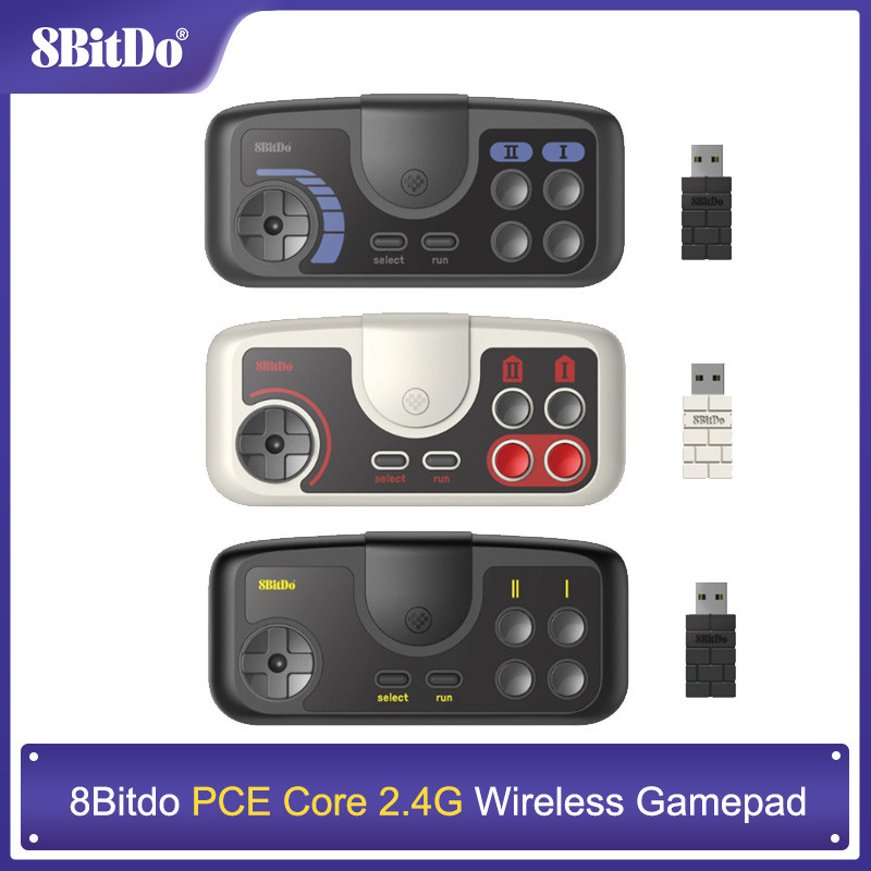 8bitdo PCE Core 2.4G Wireless Gamepad for PC Engine Mini PC Engine CoreGrafx Mini TurboGrafx-16 Mini