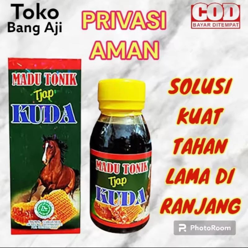 

BEST PROMO !!! [privasi aman] Super Tonik 6x Madu Alami AMK Tjap Kuda Kuat Tahan Lama utk pria dewasa 60ml