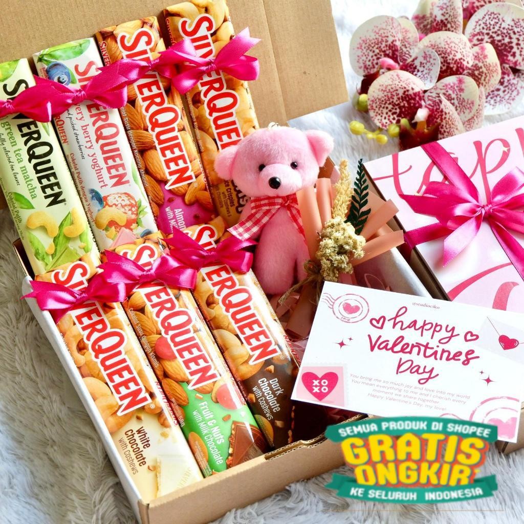 

Kado Ulang Tahun Cewek Hadiah Anniversary Hampers Coklat Valentine/ New kado