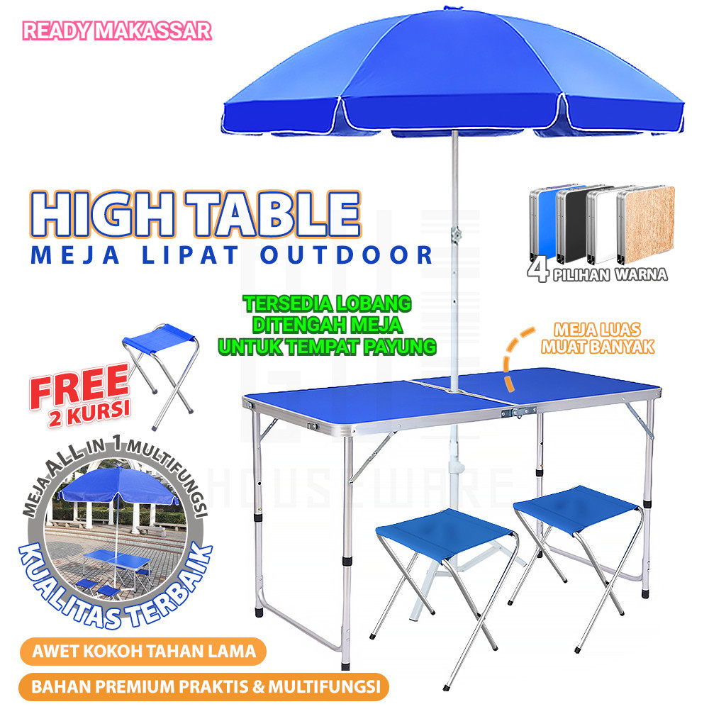 KURIR INSTANT SEATLE Meja Lipat Jualan Lubang Tengah Meja Lapak Bazar Meja Lipat Koper Outdoor