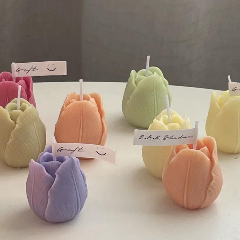 

Food Grade Rose Flower Silicone Mould DIY Aromatherapy Candle Mold Clay Resin Plaster Mold Candle Making Mold Handmade Gifts