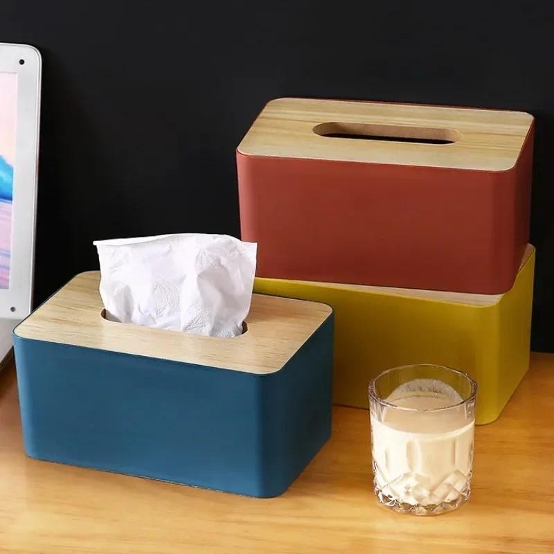

European Modern Stain-Resistant Tissue Box for Restaurant, Living Room, Conference Room, Car, and Hotel Decor