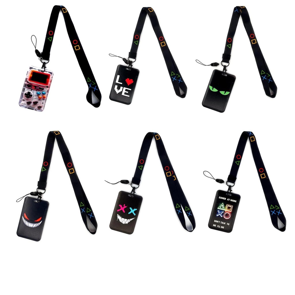 

So Cool! ID Card Holder Lanyard Men Credential Holders Neck Straps Women Badge Holder Keychain For Door Card