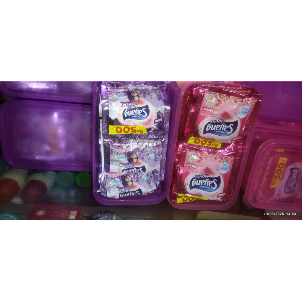 Sayang detergent cair sachet