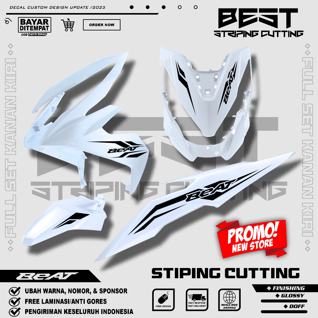 Striping Cutting Beat New Esp 2017 2018 2019 Stiker Cutting Beat Simple
