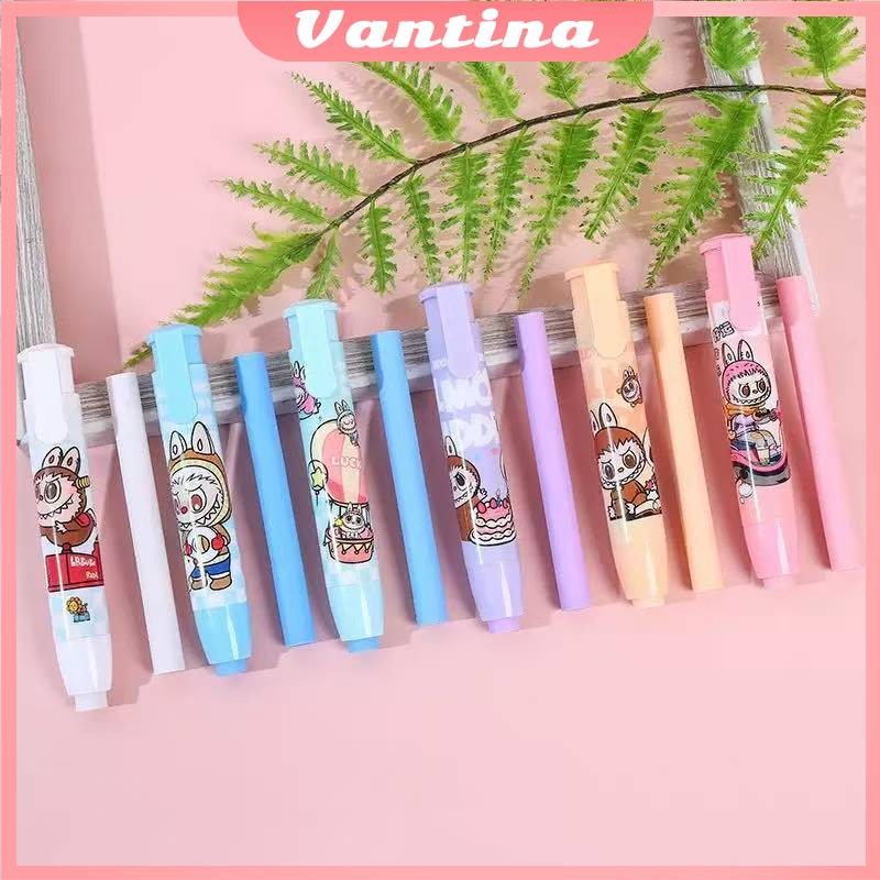 

Penghapus Pensil Mekanik Karakter Lucu / Mechanical Eraser / Hapusan Eraser Lipstik
