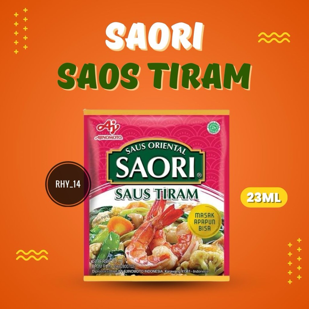 Saori Saus Tiram Sachet / Saori Mentega / Saori Bulgogi / Saori Lada Hitam / Saos Oriental
