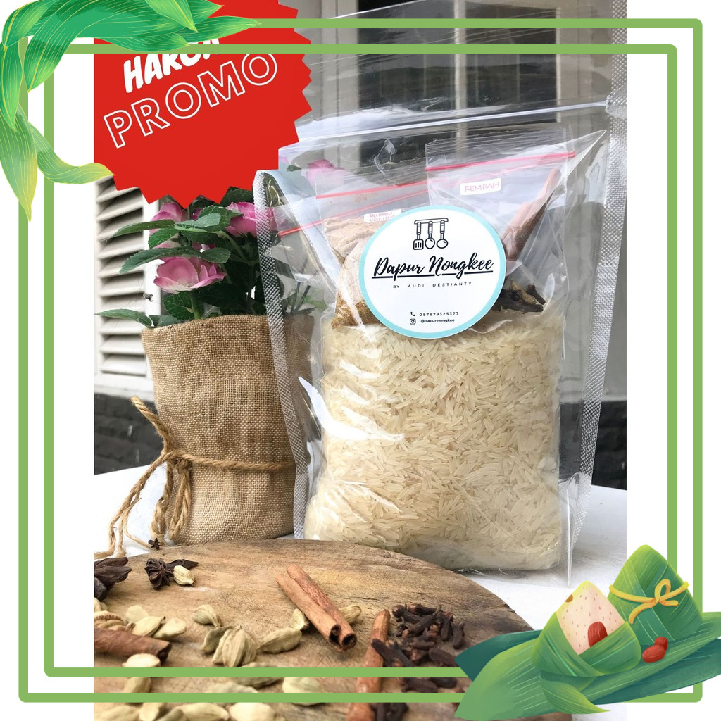 

Beras Basmati 750g + Bumbu Nasi Briyani | Pulen, Harum & Premium | Cocok untuk Nasi Briyani & Kebuli